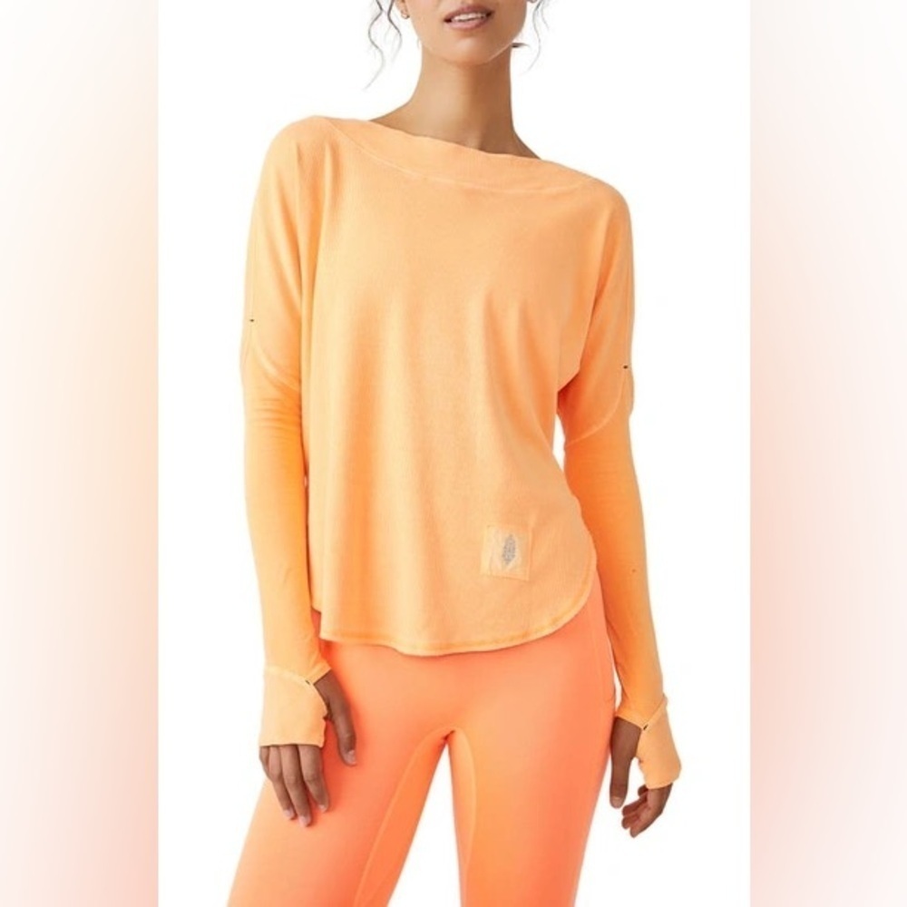 FP Movement Simply Layer in Electric Orange NWT SMALL